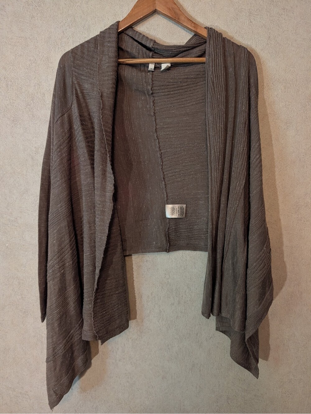 MOTH ANTHROPOLOGIE brown cardigan sweater sz S